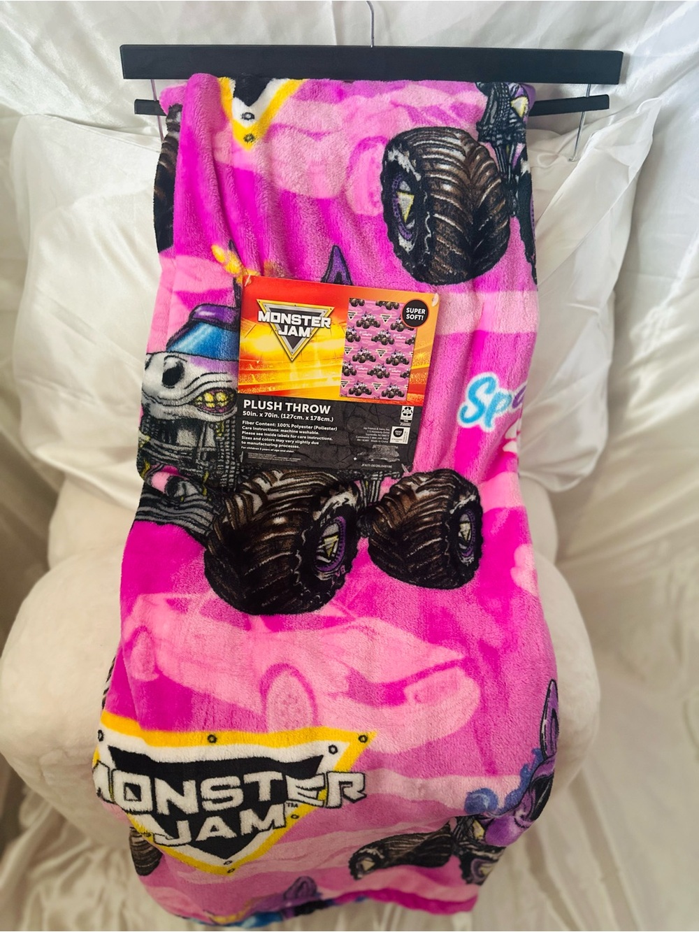 Monster Jam Throw Blanket